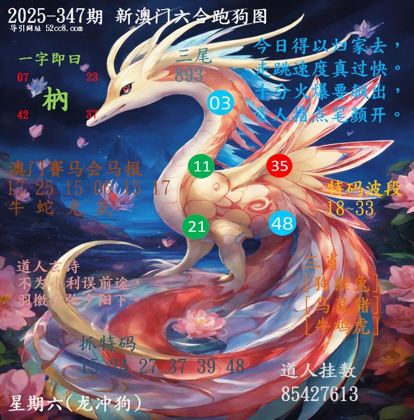 新澳门六合跑马图347期