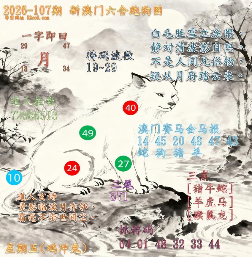 新澳门六合跑马图107期