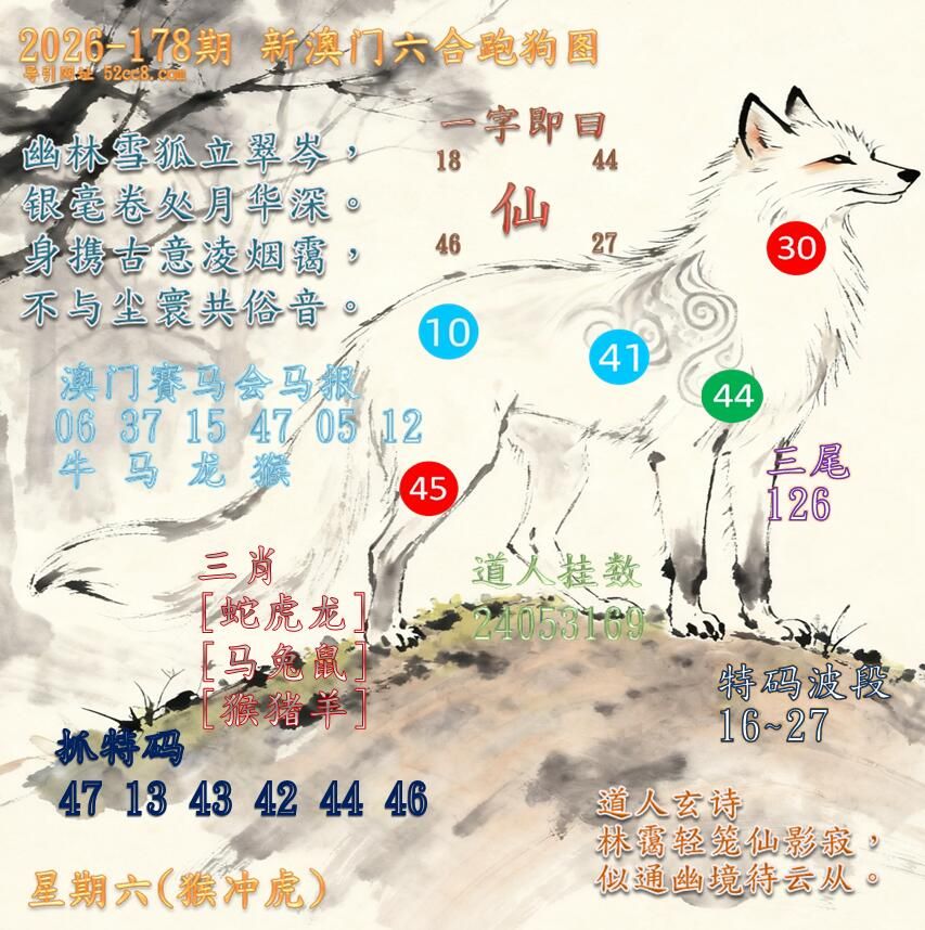 新澳门六合跑马图178期