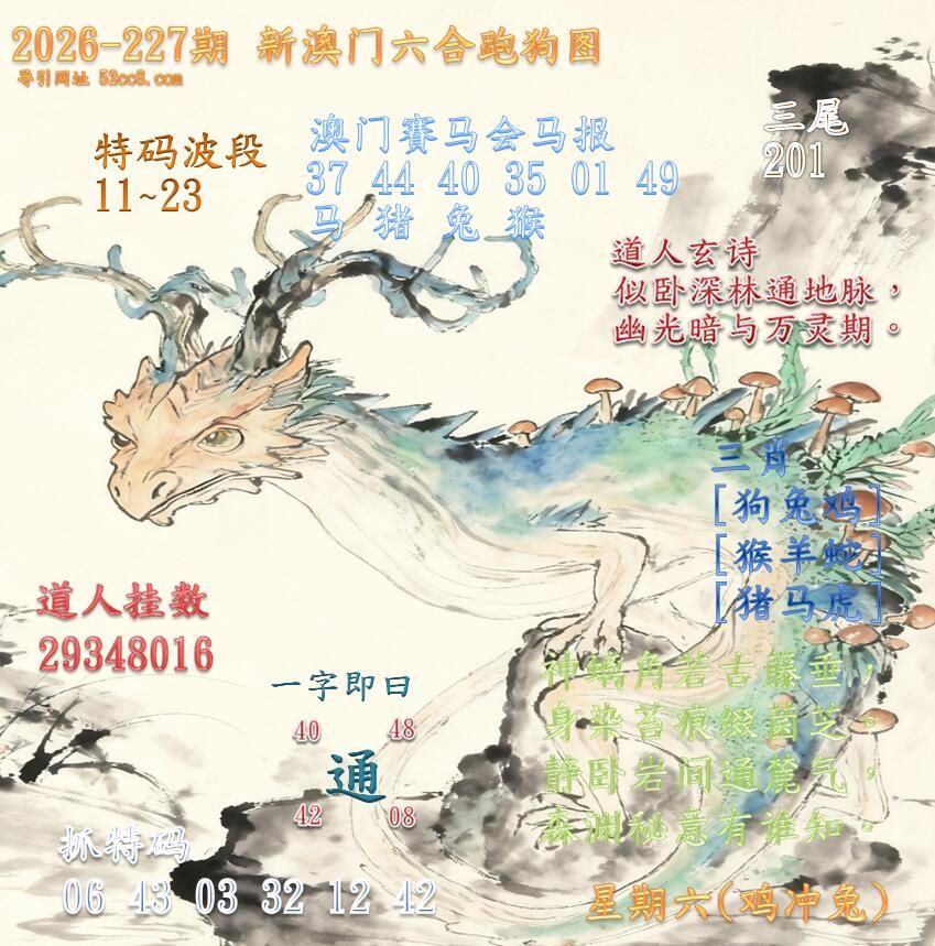新澳门六合跑马图227期