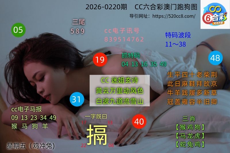 CC六合澳门跑马图0220期