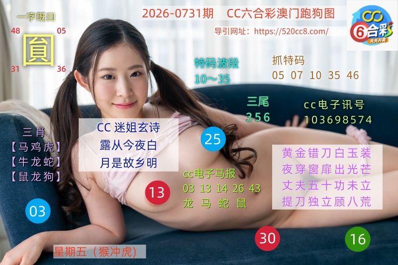 CC六合澳门跑马图0731期